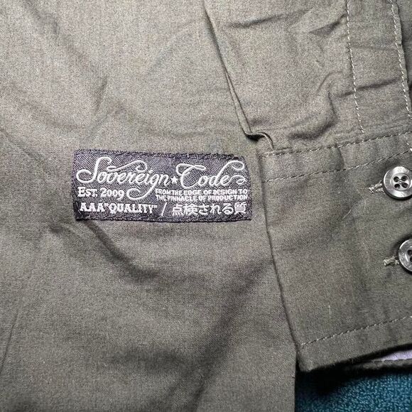 Sovereign Code Button-up Long Sleeve‎ "On Guard" Men's: Large - Picture 3 of 5